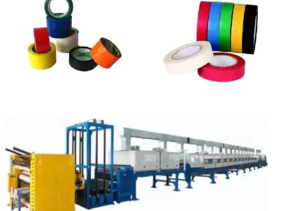دستگاه تولید نوار چسب، تولید نوار چسب، دستگاه نوار چسب صنعتی، ماشین‌آلات تولید نوار چسب